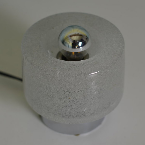 Image 1 of lampada da scrivania in vetro satinato