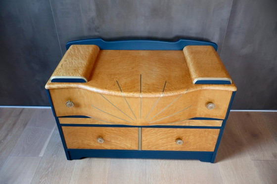 Art Deco Vogelaugenahorn Kommode – Kommoden, Wood (photo 4 of 23)