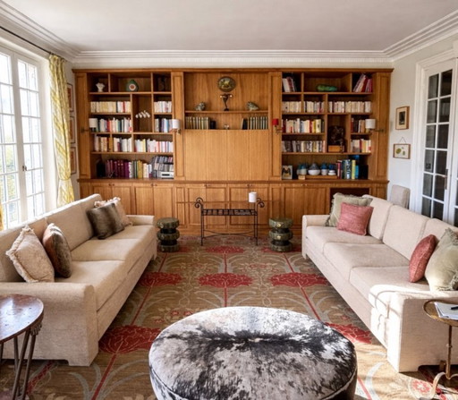 Set of 3 designer sofas - Italian made - Pierre Frey fabric - new