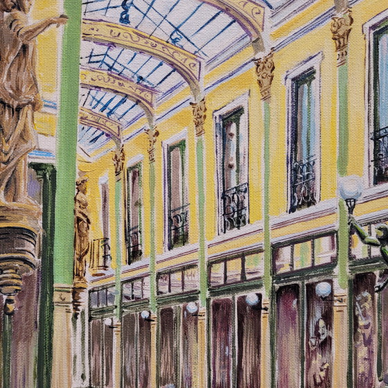 Image 1 of “Pasaje Gutiérrez, Valladolid” José A. Herrero – Pintura Contemporánea