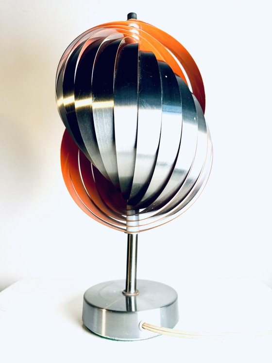 Image 1 of SPIRAAL MAANLAMP DOOR MASSIVE, BELGIË, jaren 1980