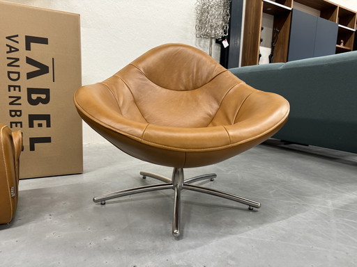 Label Vandenberg Hidde Swivel chair Bovino natural leather
