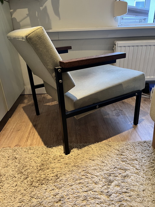 Fauteuil vintage Martin Visser SZ66 Chaise longue minimaliste