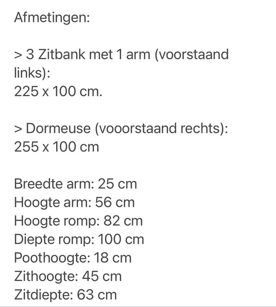 Image 1 of Hoekbank Cartel Living 3-zitbank + dormeuse