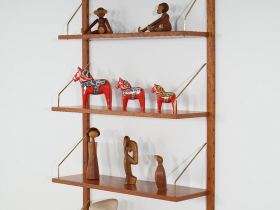 Danish Modular Shelving System in Teak Veneer from the 1970s – Bookcases, Wood (photo 5 of 16)