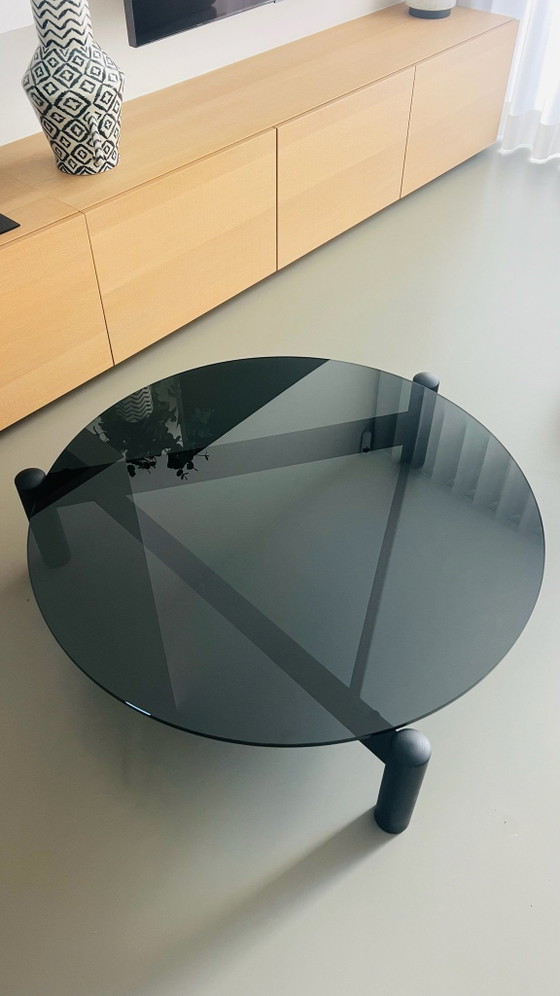 Cassina Table à Plateau - Design Couchtisch – Couchtische, Glas, Holz (photo 4 of 10)