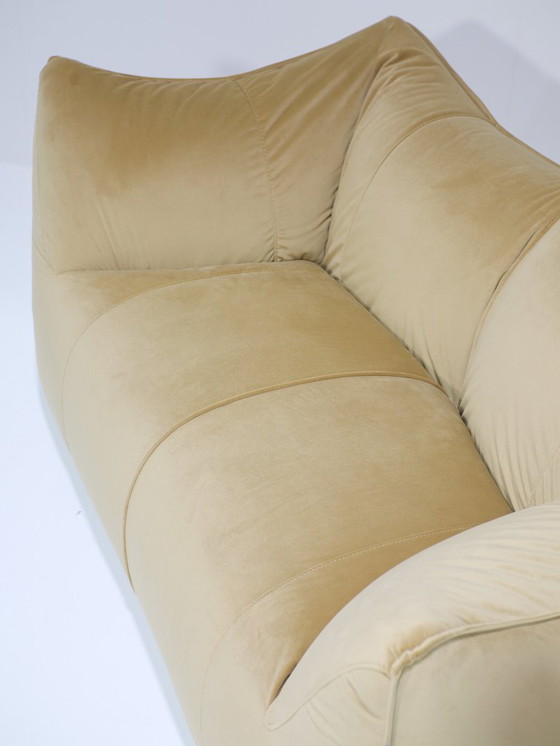 Image 1 of Le Bambole 2-seater sofa B&B Italia velvet yellow 1978