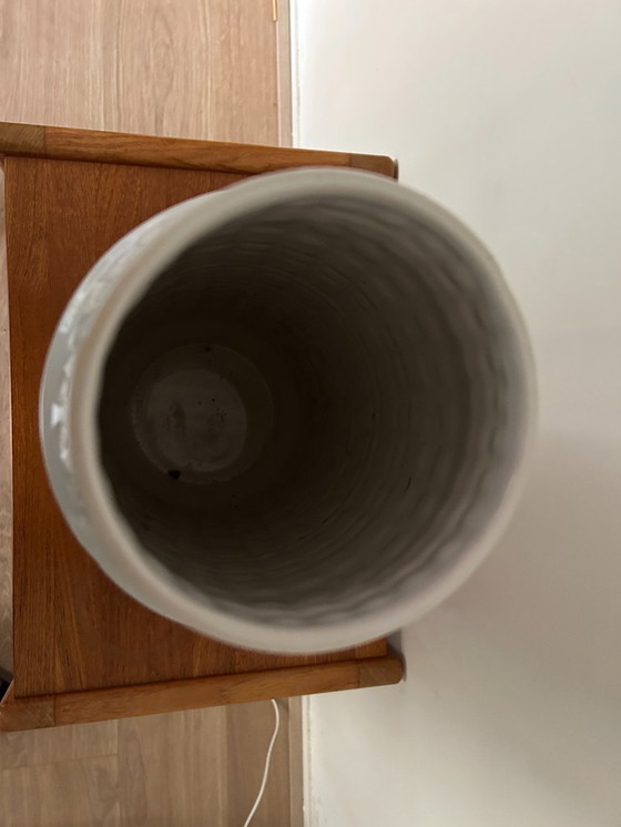 Image 1 of XL vintage Allemagne de l'Ouest vaas wit