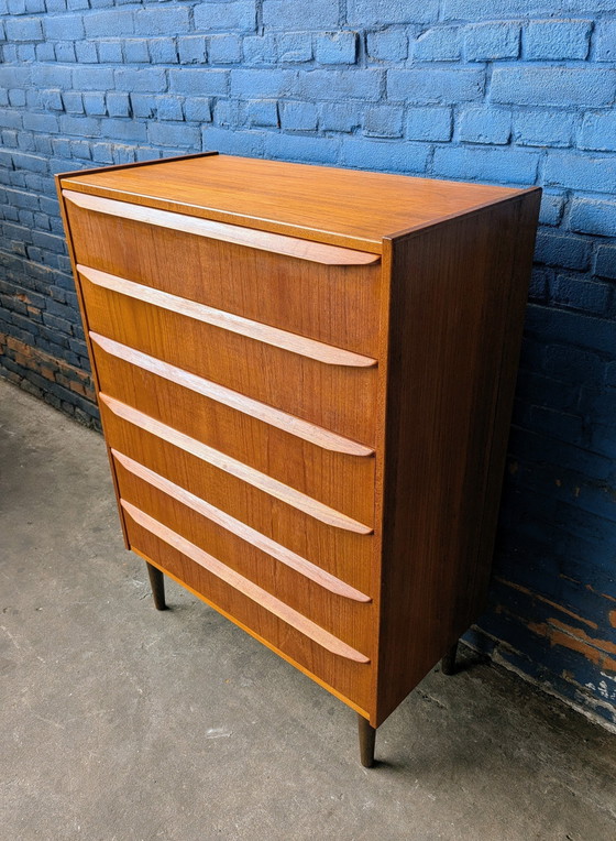 Image 1 of Cassettiera vintage danese in teak, 1960