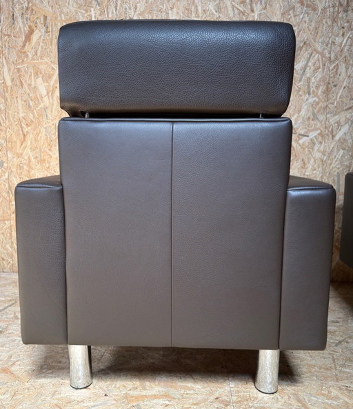 2 Jori Fauteuils Uitgevoerd In Bruin Leer – Leather (photo 2 of 17)