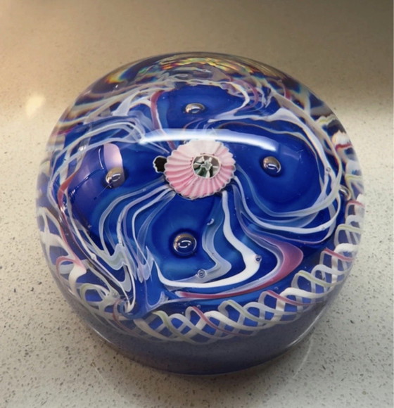 Image 1 of Antique Val Saint Lambert paperweight