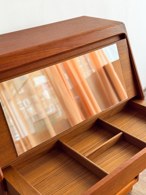 Image 1 of Mid Century Teak Secretary desk 1960s by Dyrlund