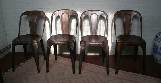 Image 1 of 4 sillas Fibrocit restauradas