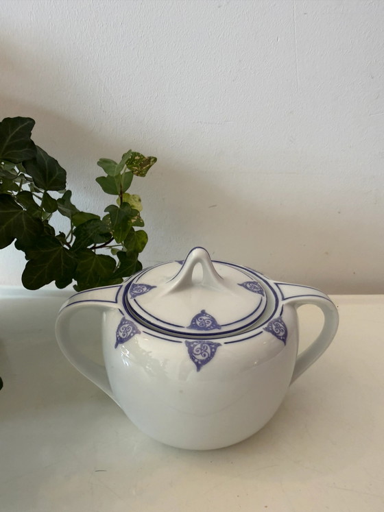 Zuccheriera in Porcellana Blu e Bianca – Stoviglie, Porcelain, Klassiek (photo 2 of 6)