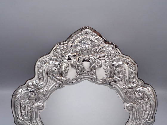 Image 1 of "Cartagloria" lijst/spiegel van 925 zilver, 30x30 cm