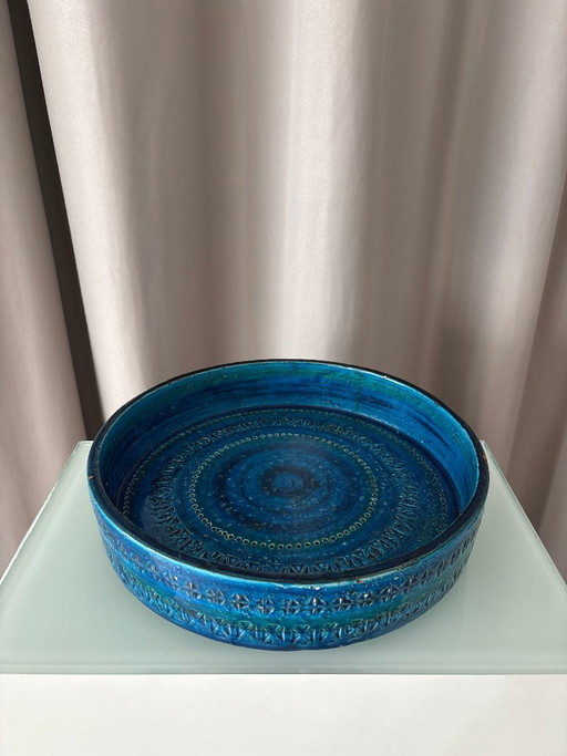 Keramikschale, blau