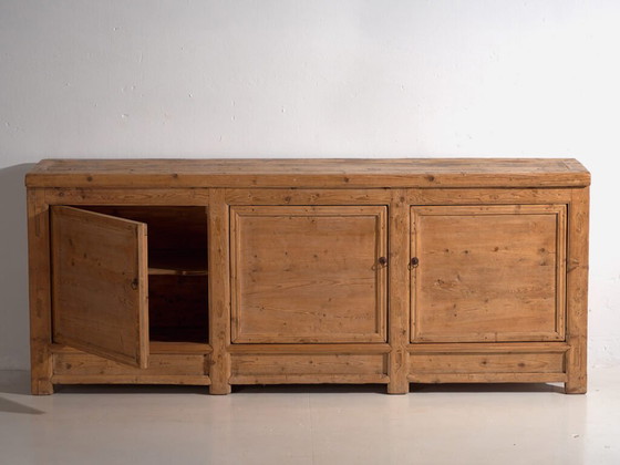 Antique sideboard in pine wood – China, circa 1900 – Iron (photo 59 of 71)