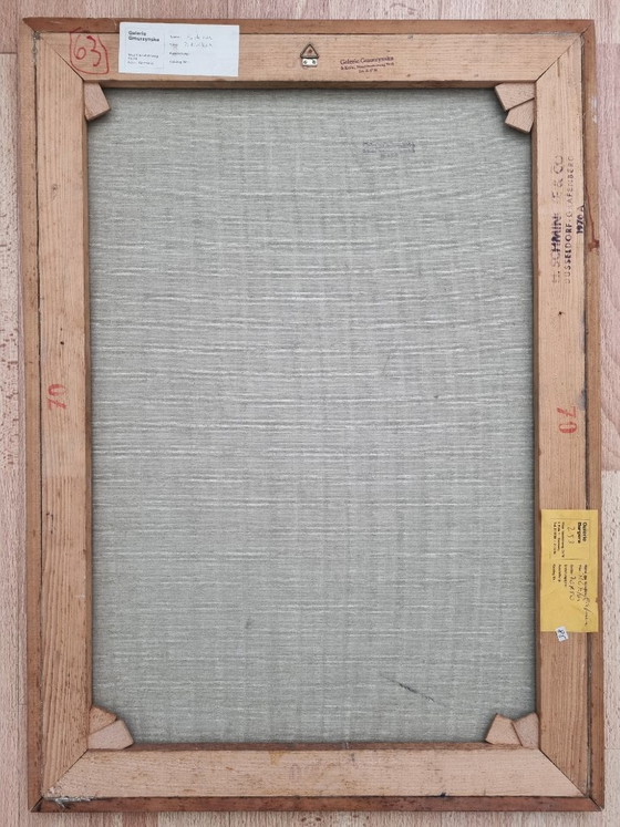Hellmuth Eichner (1936–2012) – Oil painting “Politician” (1966) – Decorative Objects, Canvas (photo 7 of 9)