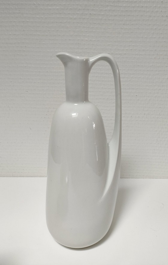 Image 1 of three soliflore vases stoneware ceramic vintage porcelain