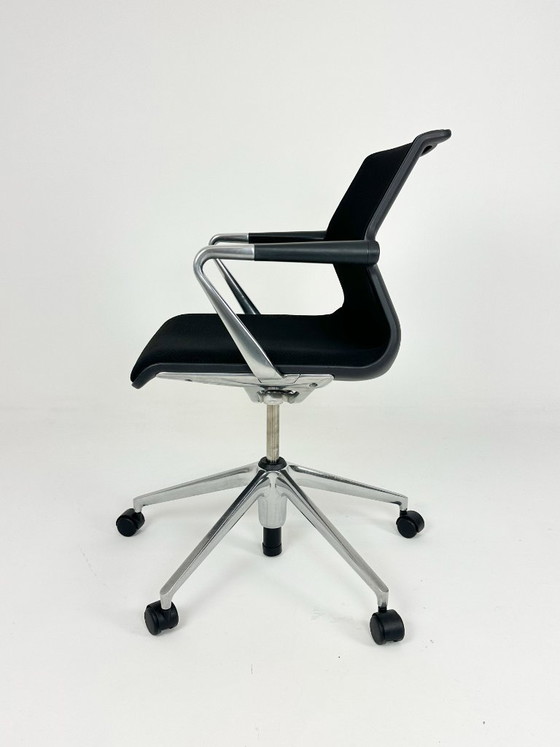 Design chair Vitra Unix, Swivel chairs, Textile, Black (photo 4 of 10)