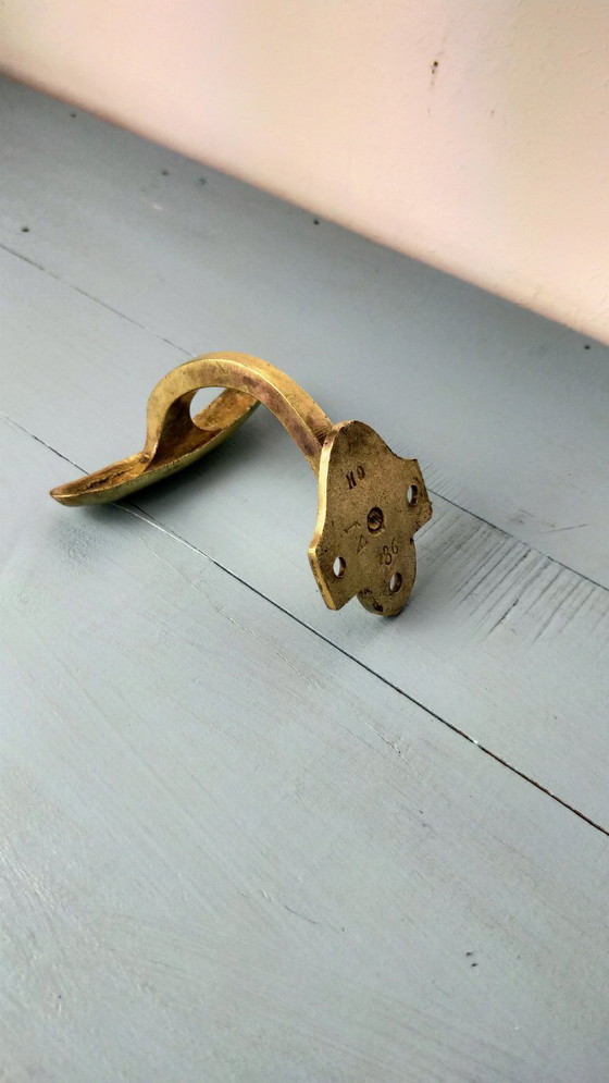 Brass Marine Style Coat Rack (photo 3 of 5)