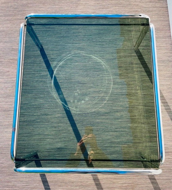 Image 1 of Pair of chrome coffee tables # Vintage 70s # Living Room Tables