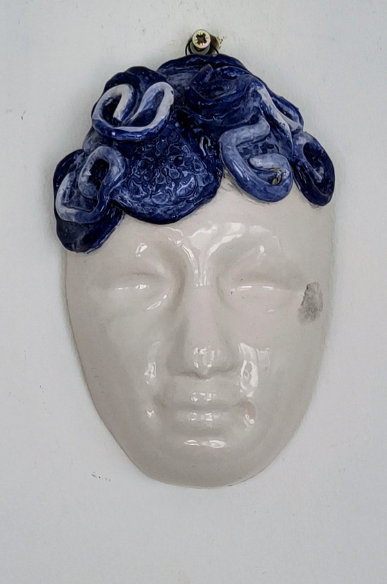 Image 1 of Ensemble de sculptures en céramique émaillée d'Italie.