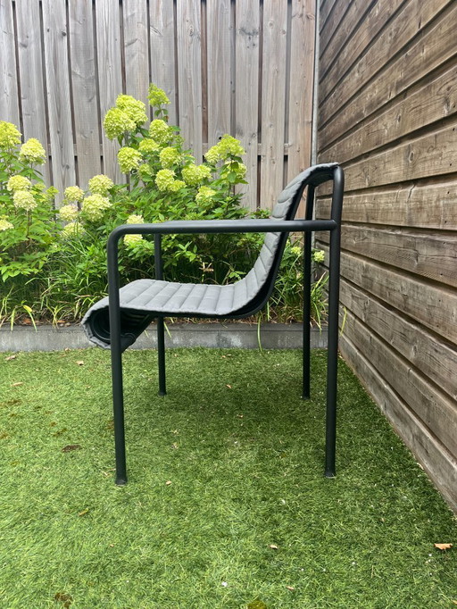 1x hay palissade table | 4x hay palissade armchair | 4x hay palissade guilted coushin