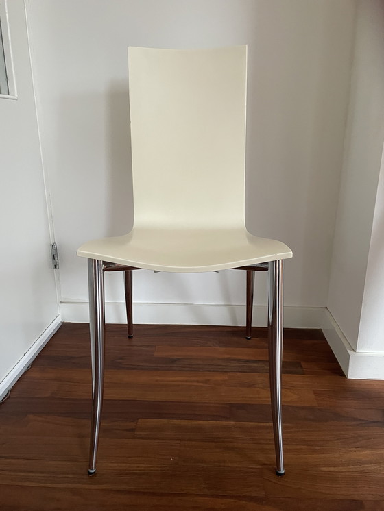 Image 1 of 4 sedie Driade Olly Tango – Philippe Starck – crema – design classico