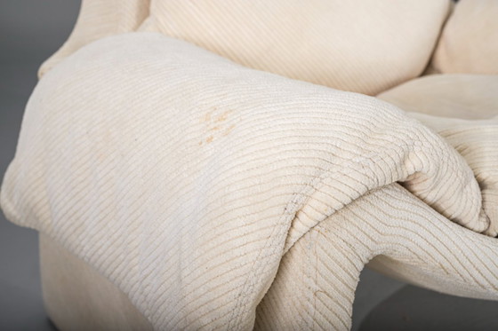 Image 1 of  Chaises et ottomans P60 par Vittorio Introini pour Saporiti, 1960, ensemble de 4