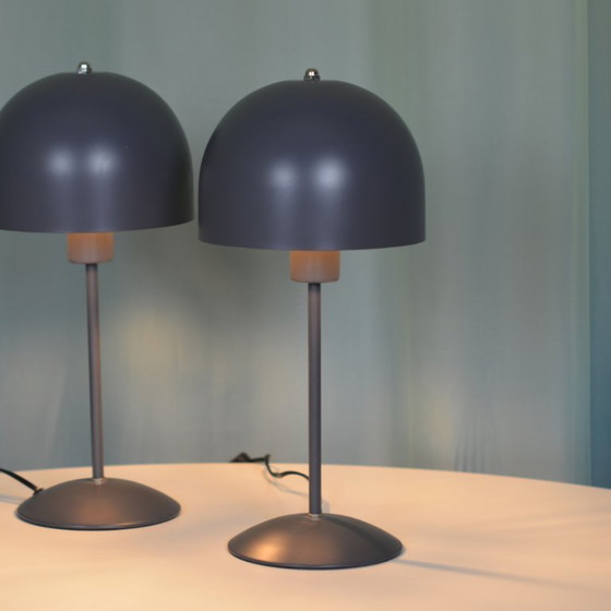 Image 1 of 2x mushroom table lights