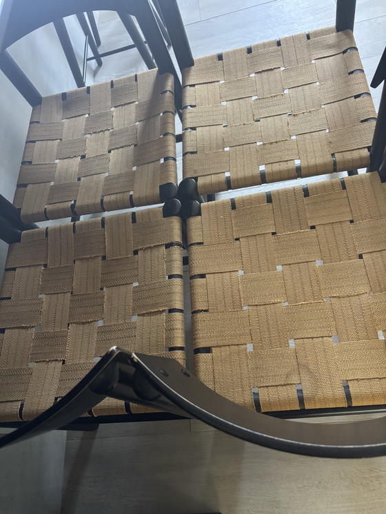 Image 1 of Set da pranzo Fritz Hansen in papercord di Mogens Lassen