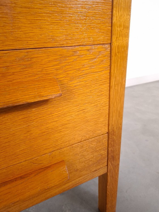 Image 1 of Deep wooden chest of drawers from Sweden