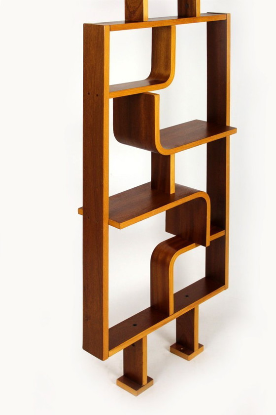 Image 1 of Divisorio per ambienti di metà secolo di Ludvik Volak per Drevopodnik Holesov, 1960