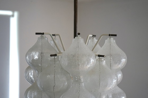 Image 1 of  Vintage Tulipan kroonluchter van JT Kalmar voor Franken Kalmar KG. 1960s