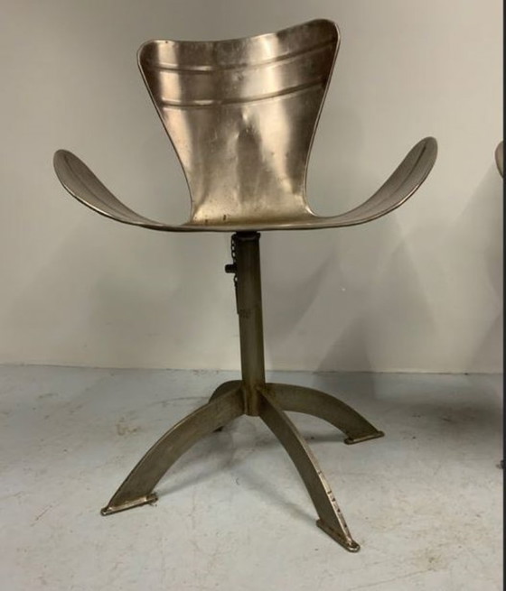 Image 1 of 2 sedie dal design in acciaio super cool