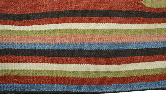 Image 1 of Kilim Mazandaran tessuto a mano – 104 x 100 cm – Design contemporaneo – 100% lana