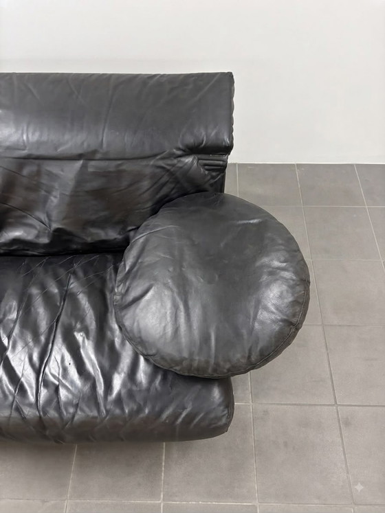 Canapé design B&B Italia Arca en cuir, design Paolo Piva – Canapés 2 places, Glass, Leather (photo 6 of 15)