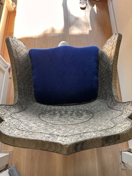 Image 1 of Chaise en forme de paon 1870-1890