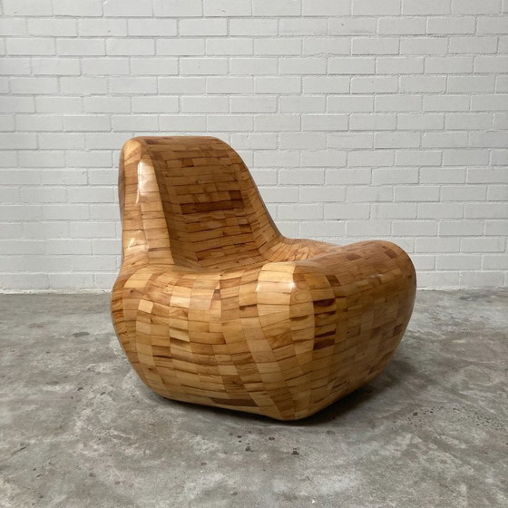 Fauteuil Club Monsieur par Max Jungblut – Wood (photo 5 of 11)