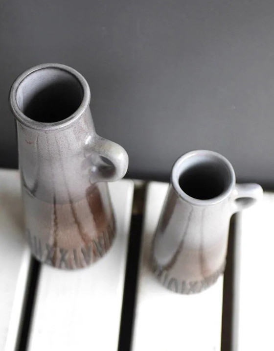 Image 1 of Mid-century modern art ceramic vases by Ingrid Atterberg for Upsala-Ekeby, 1970s, set of 2