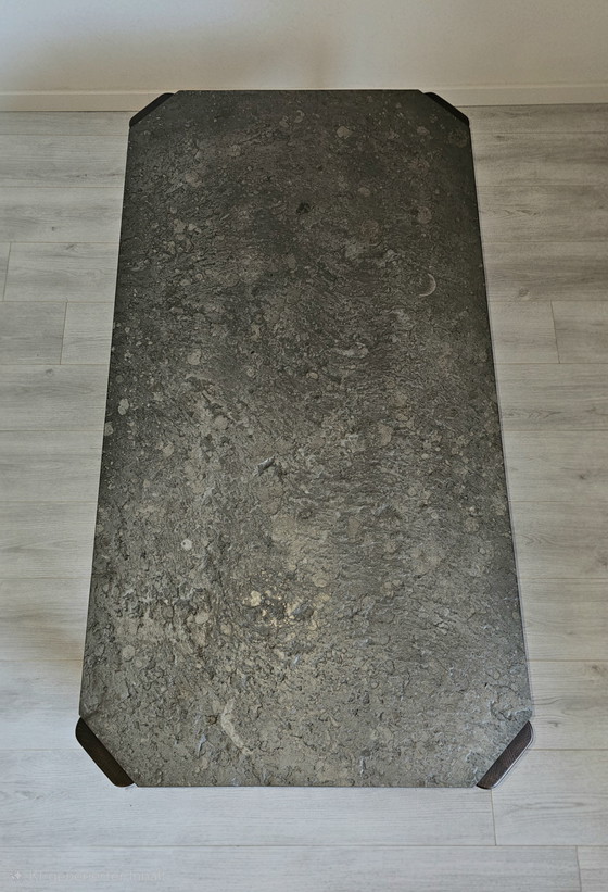 Image 1 of Mesas de centro de diseño de los años 70 con fósiles.