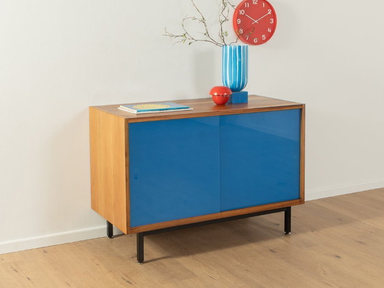 Image 1 of Blauw dressoir uit 1950