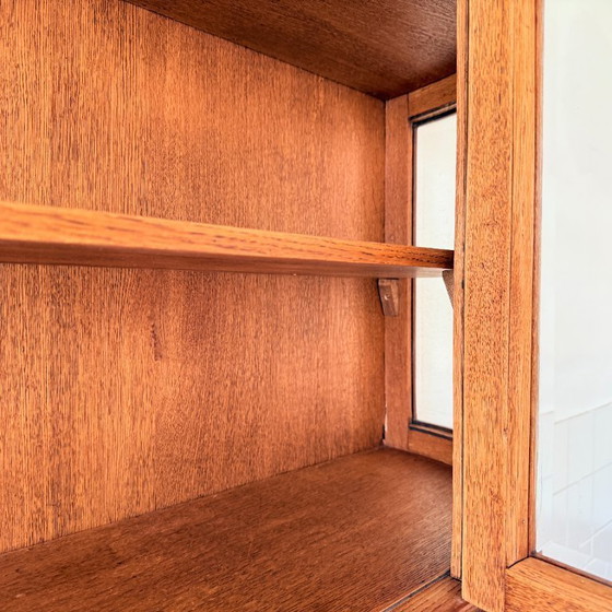 Image 1 of Elegant hanging display cabinet in Art Deco style