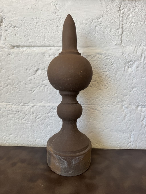 Antique terracotta ridge tile
