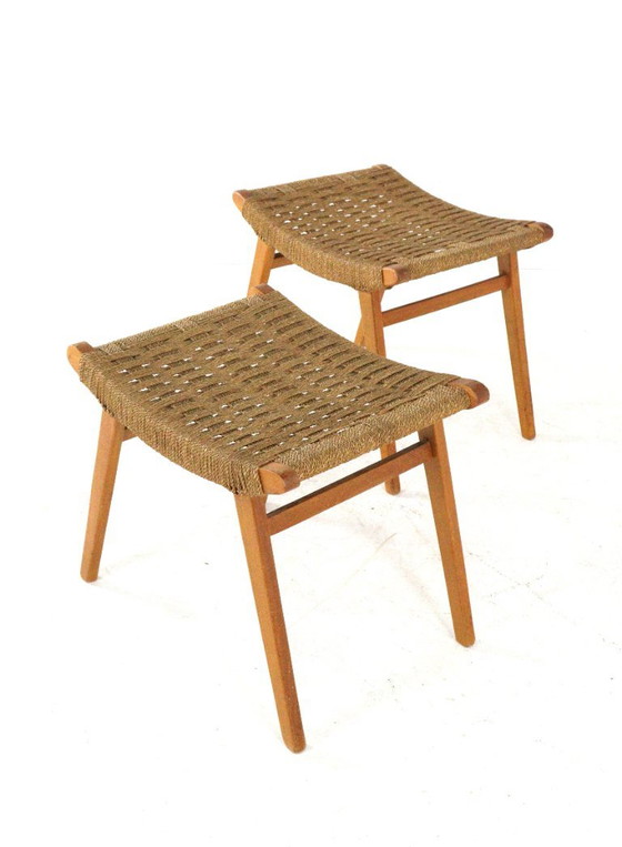 Tabouret de style Audoux Minet vintage – Poufs & repose-pieds, Wood (photo 5 of 17)