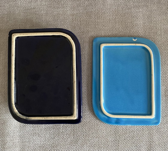 Image 1 of Caja con tapa de cerámica del perfume Tosca años 60 y 70.