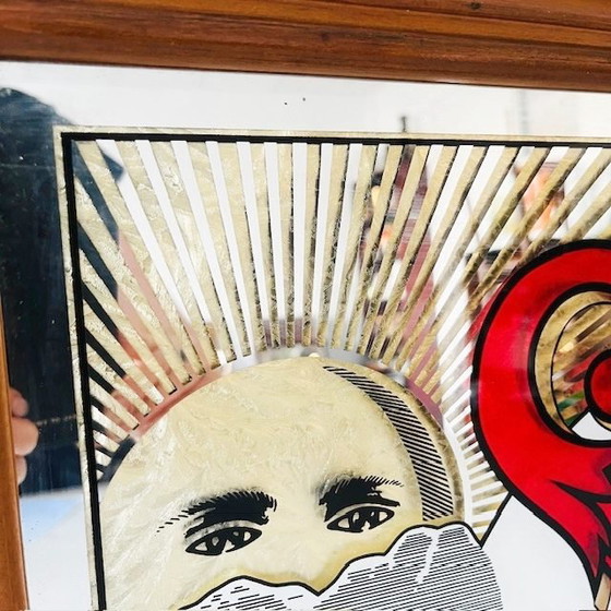 Image 1 of Alter mexikanischer Cerveza Sol Bierspiegel 1960er Jahre