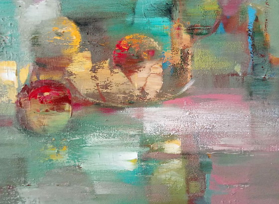Original Oil Painting Abstract Expressionism Symbolism Still Life – Paintings & Drawings, Canvas (photo 4 of 8)