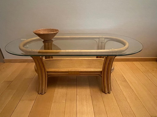 Rotan salontafel 